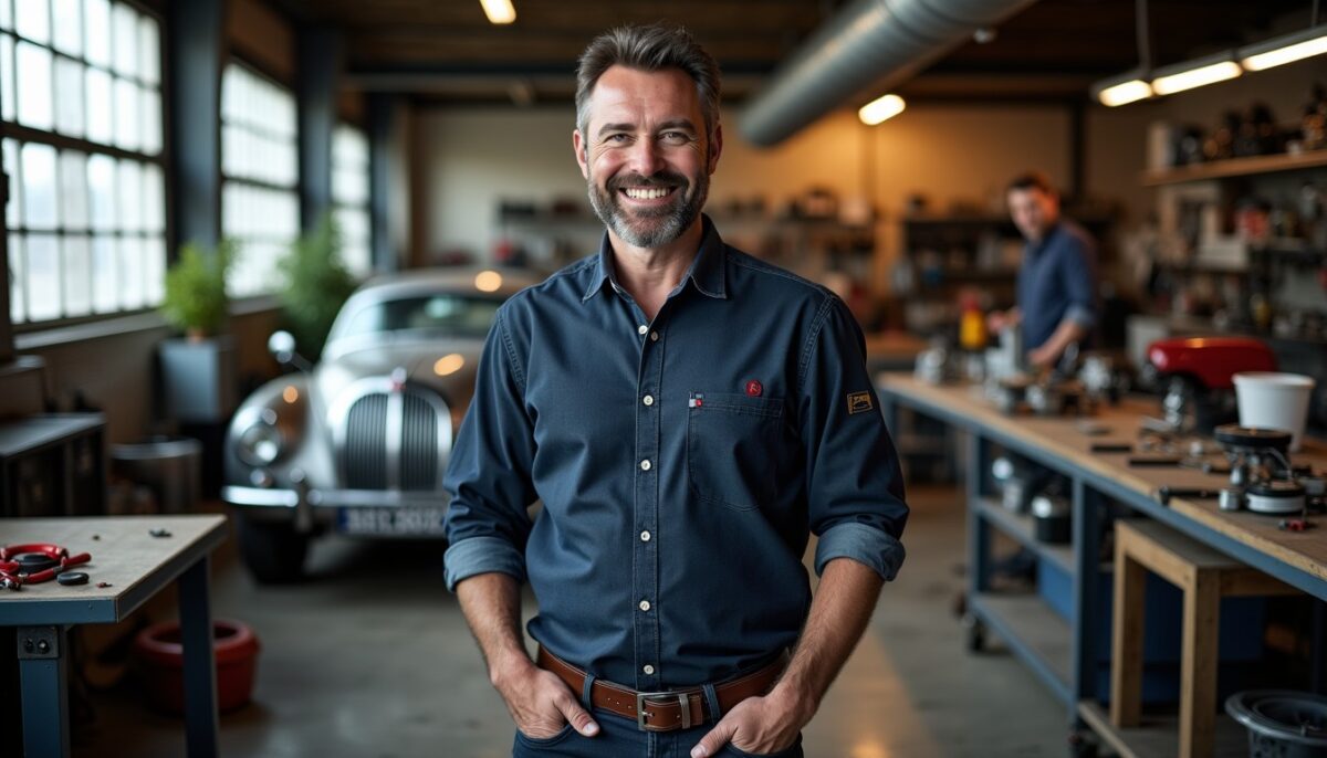 Gerry Blyenberg : portrait et parcours professionnel de l&rsquo;animateur emblématique de Wheeler Dealers