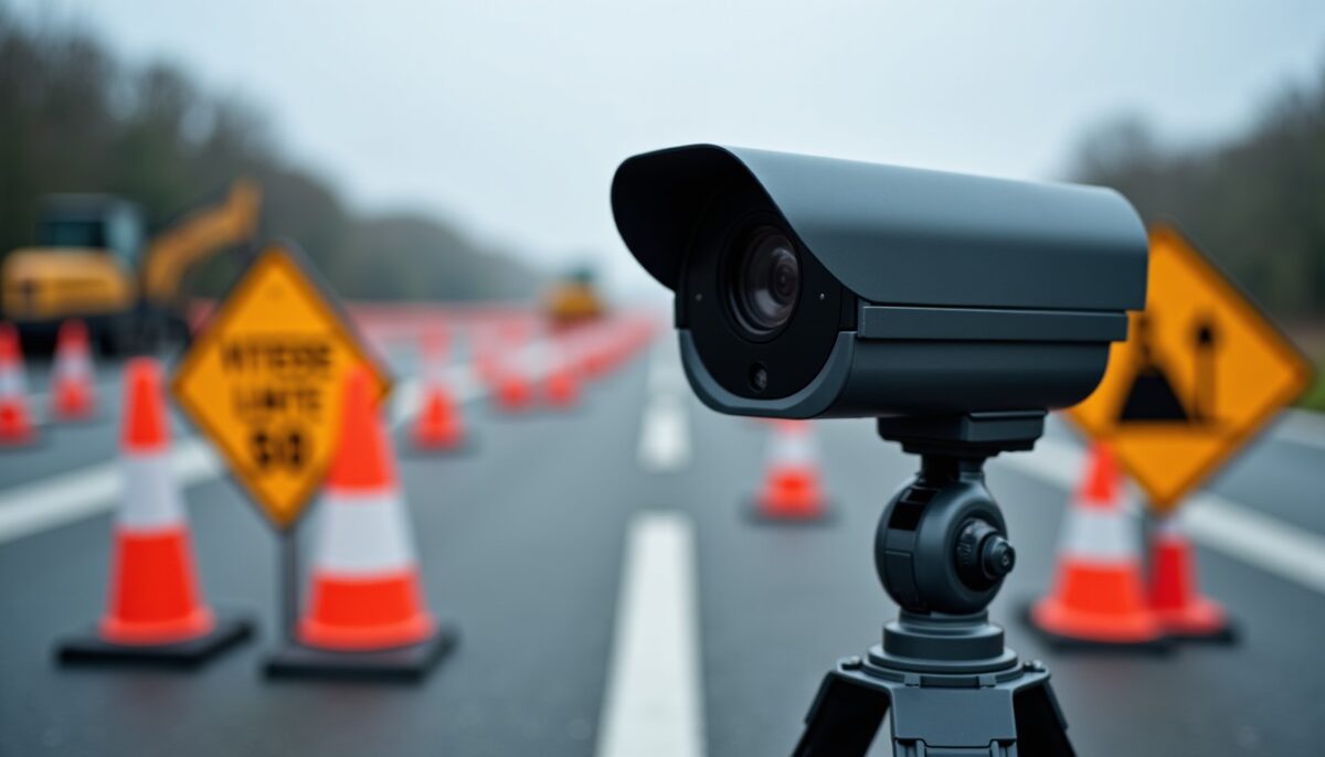 Amendes radar en zones de chantier : tarifs et impact sur vos points de permis